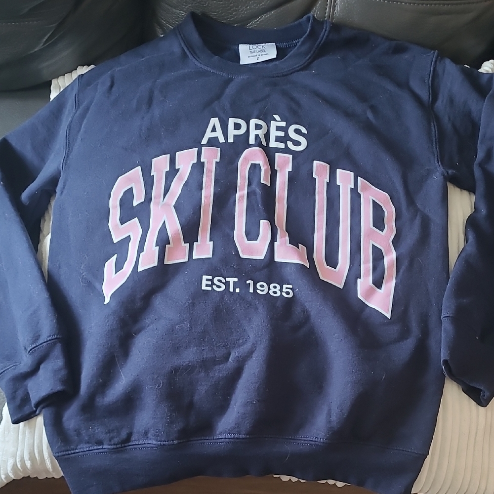 Après Ski Club Navy Crew Neck Sweater